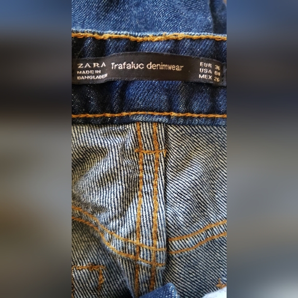 ZARA Cigarette pearls jeans  Sz 4 - Picture 6 of 10
